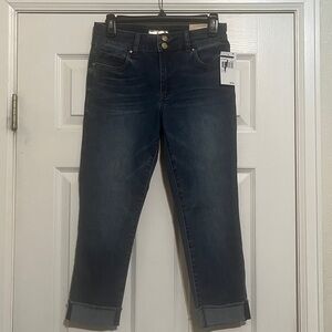 Kut from the Kloth Amy Crop straight leg Jeans size 0P  NWT